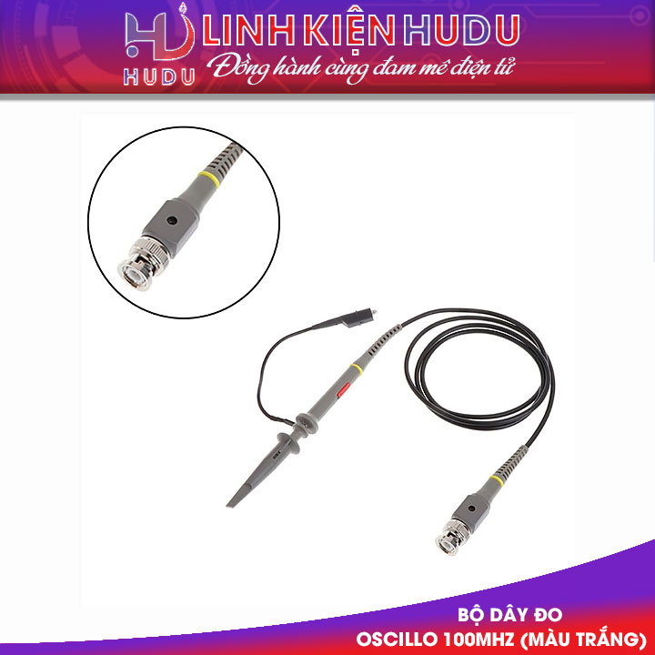 Bộ dây đo Osillo 100mHZ (màu trắng)